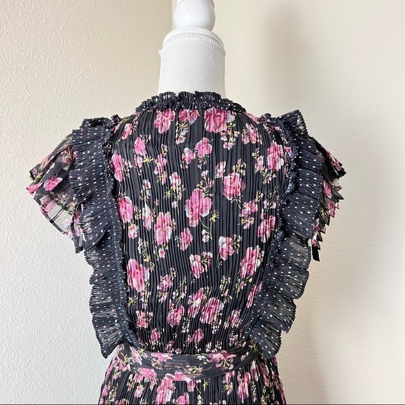 CLOSING CLOSET SALE FOXIEDOX Anaise Anthropologie Dress Floral Print small - Picture 7 of 12